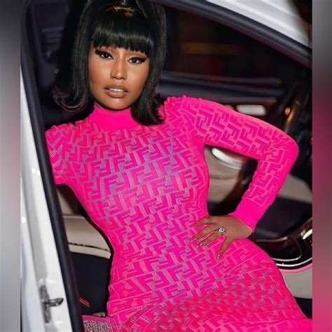 fendi dress nicki minaj|nicki minaj fendi prints on.